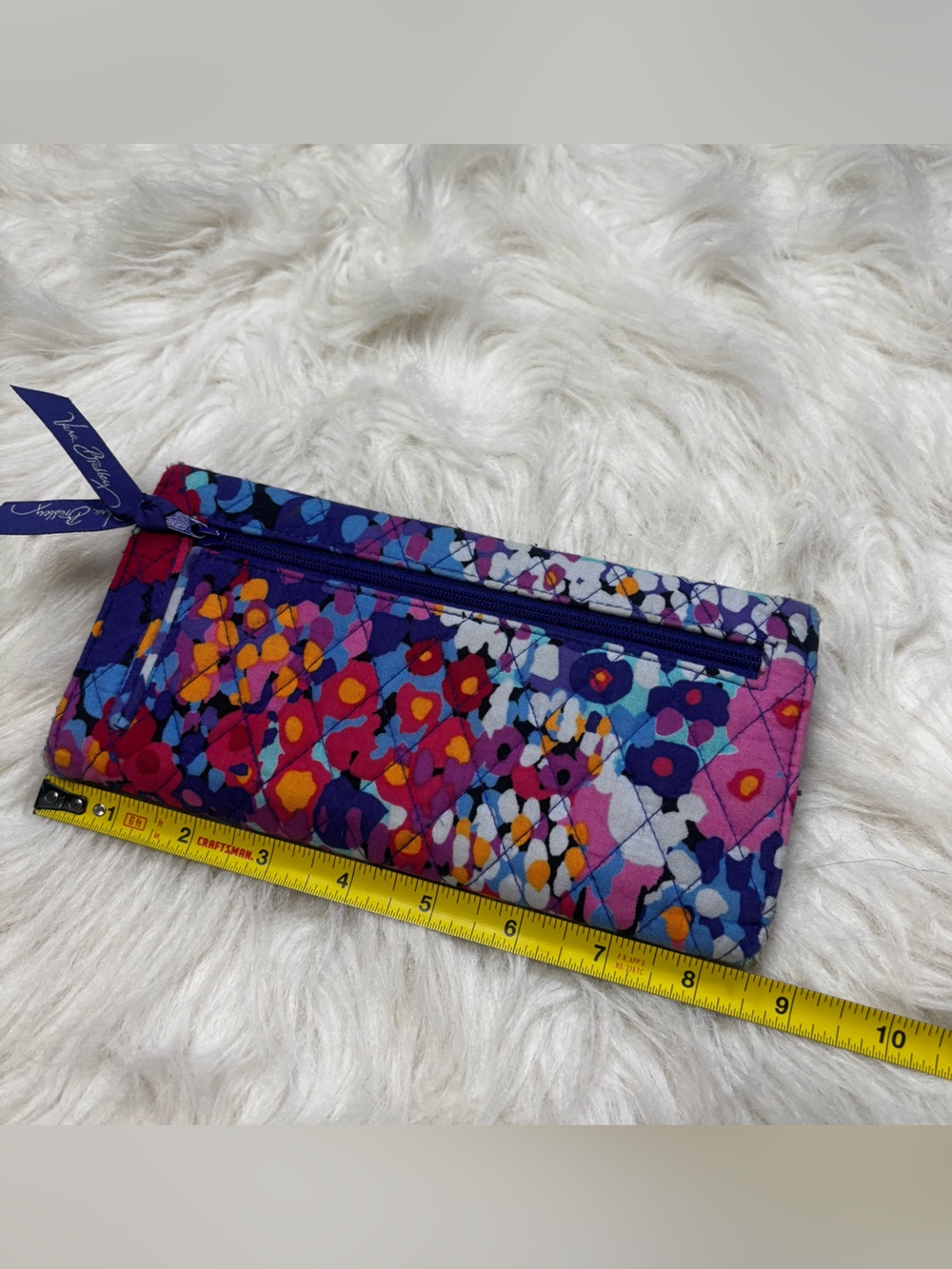 Vera Bradley Bright Floral Quilted Wallet in the Pattern “Passionosta” - Picture 4 of 8
